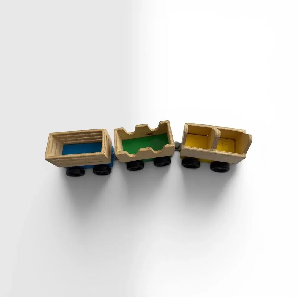 Melissa & Doug Wooden Train Set